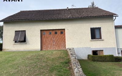 Ecothermic à Cassaniouze : travaux d’isolation thermique par l’extérieur, finition crépi, teinte Craie Blanche.