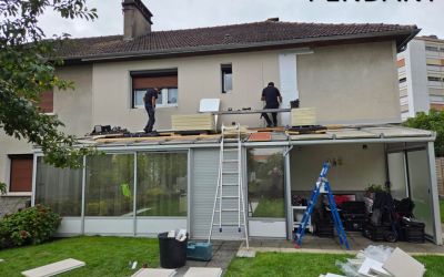 Merci Mme G à Aurillac (15000) d’avoir fait appel une seconde fois à Ecothermic pour ses travaux d'isolation par l'extérieur. Finition Crépi Couleur Frêne, ouvertures en Platine.