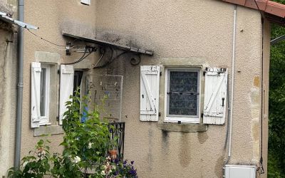 M. et Mme B. (63160 BILLOM) ont choisi le système d'isolation par l'extérieur UNISO posé par Ecothermic.
